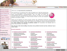 Tablet Screenshot of hochzeit-verzeichnis.de